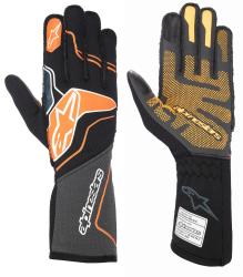 Rukavice ALPINESTARS Tech 1-ZX V3, ierna / oranov